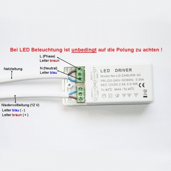 Transformator 12 V / 6 W