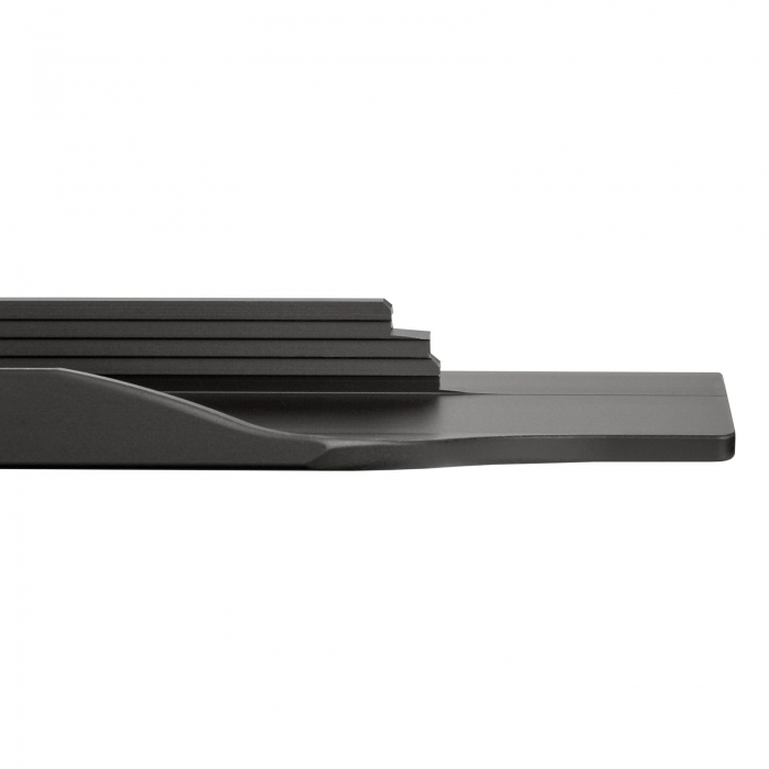 Griffleiste Schüco KONTUR 146 - 1196 mm schwarz gebürstet Aluminiumprofil mit Harpunensteg zum Einfräsen